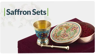 saffron set gift box