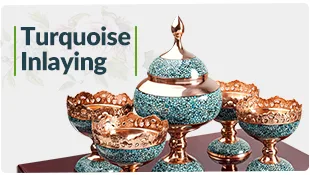 turquoise inlaying handicrafts